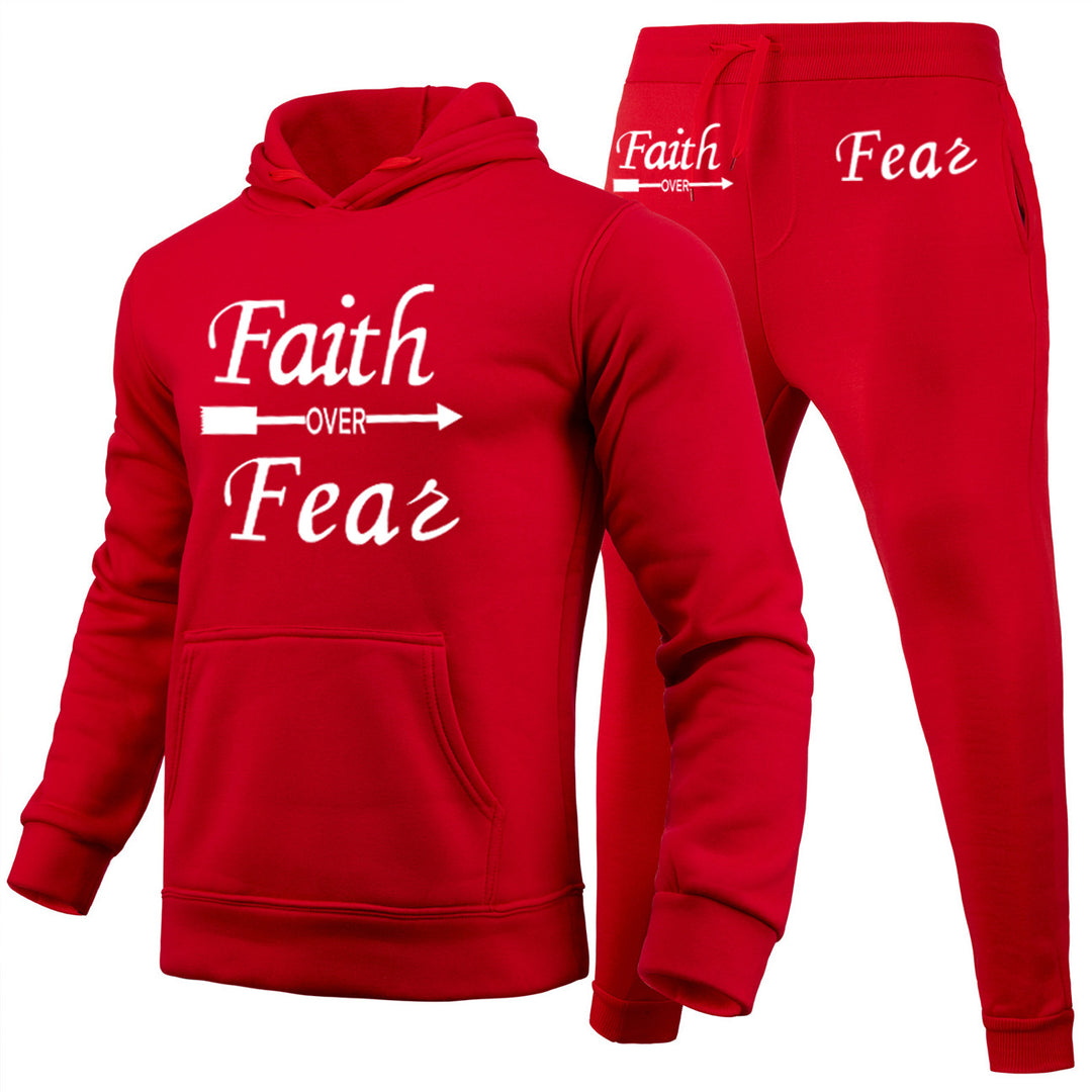 Damen Hoodie und Jogginghose Set mit inspirierendem Spruch Drune