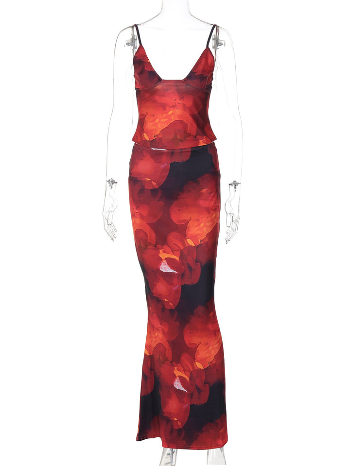 Damen Elegantes und figurbetontes Leopardenset Drune