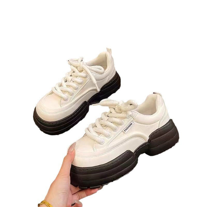 Damen Chunky Sneakers mit modischer Profilsohle und atmungsaktiver Oberflächenstruktur Drune