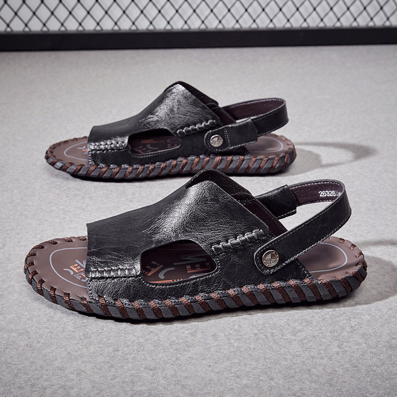 Herren Komfortable Freizeitsandalen mit verstellbarem Riemen Drune