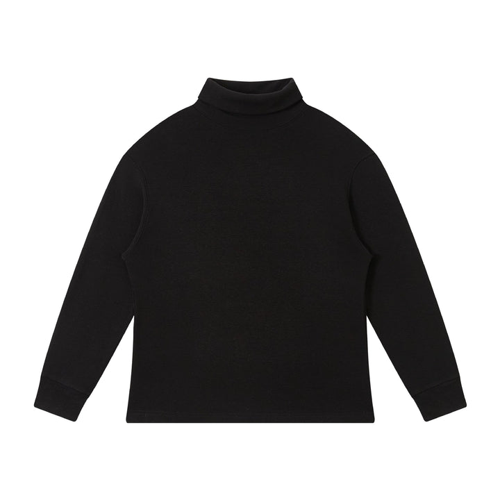 Damen Feinstrukturierter Rollkragen‑Sweater aus Baumwollmix mit Raglanärmeln Drune