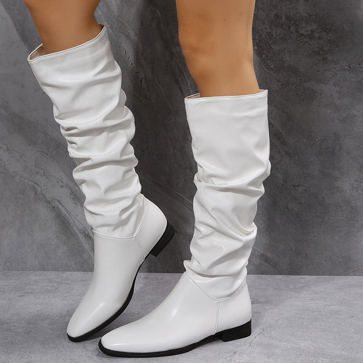 Damen Elegante knöchelhohe Stiefel im lässigen Slouch-Design Drune