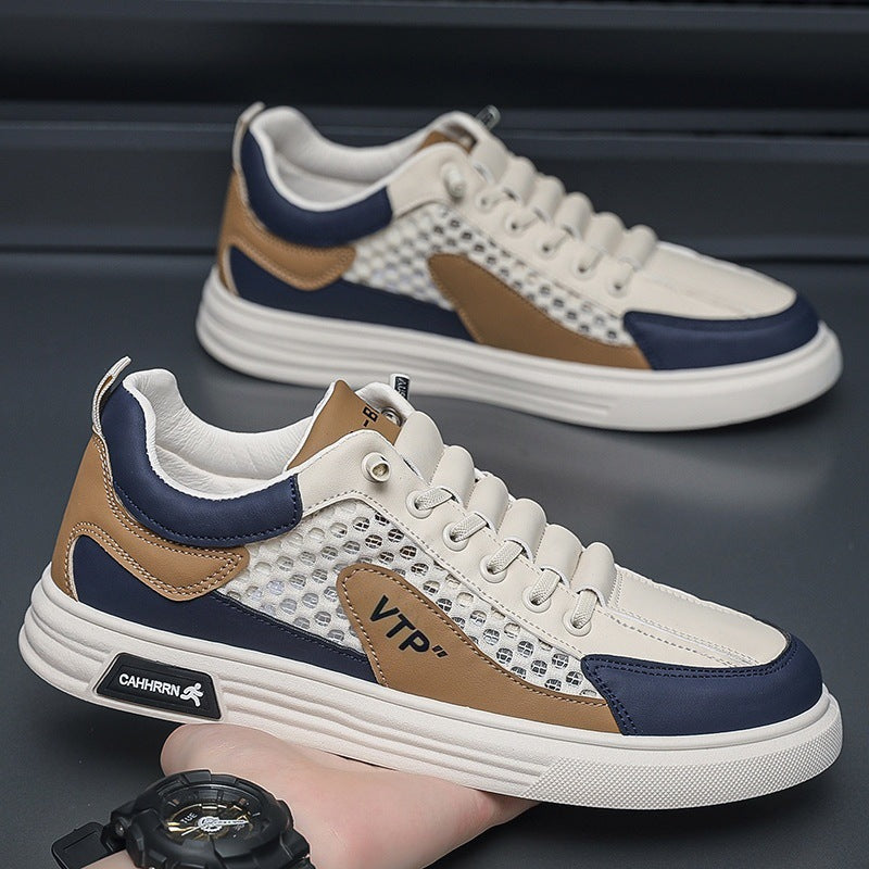 Damen Sportliche Sneakers mit atmungsaktiver Netzstruktur und robuster Gummisohle Drune
