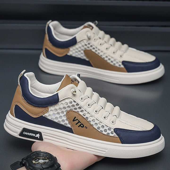 Damen Sportliche Sneakers mit atmungsaktiver Netzstruktur und robuster Gummisohle Drune