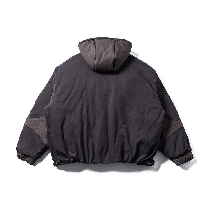 Herren Gepolsterte Stepp-Hoodie-Jacke mit Utility-Taschen Drune