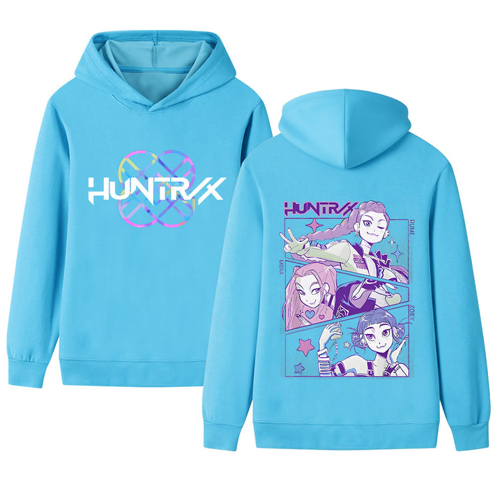 Damen Kapuzensweater mit einzigartigem Anime-Design und gemütlicher Passform Drune