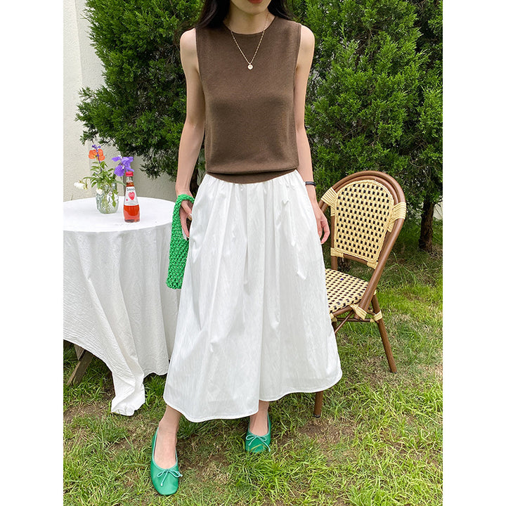 Damen Verspielt designte Bluse mit Knopfdetails Drune