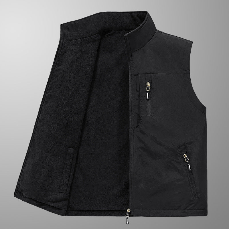 Herren Praktische Fleece-Weste Drune