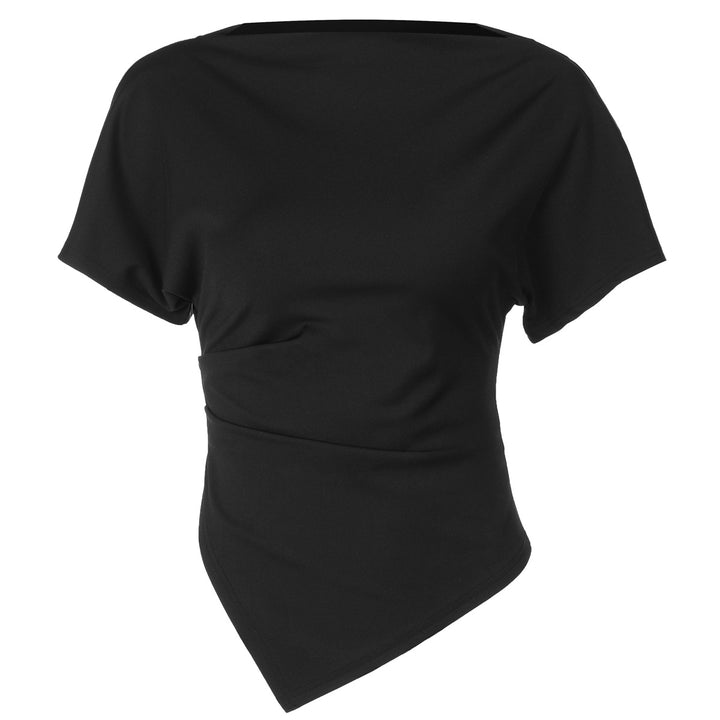 Damen Modernes Oberteil mit asymmetrischem Saum Drune