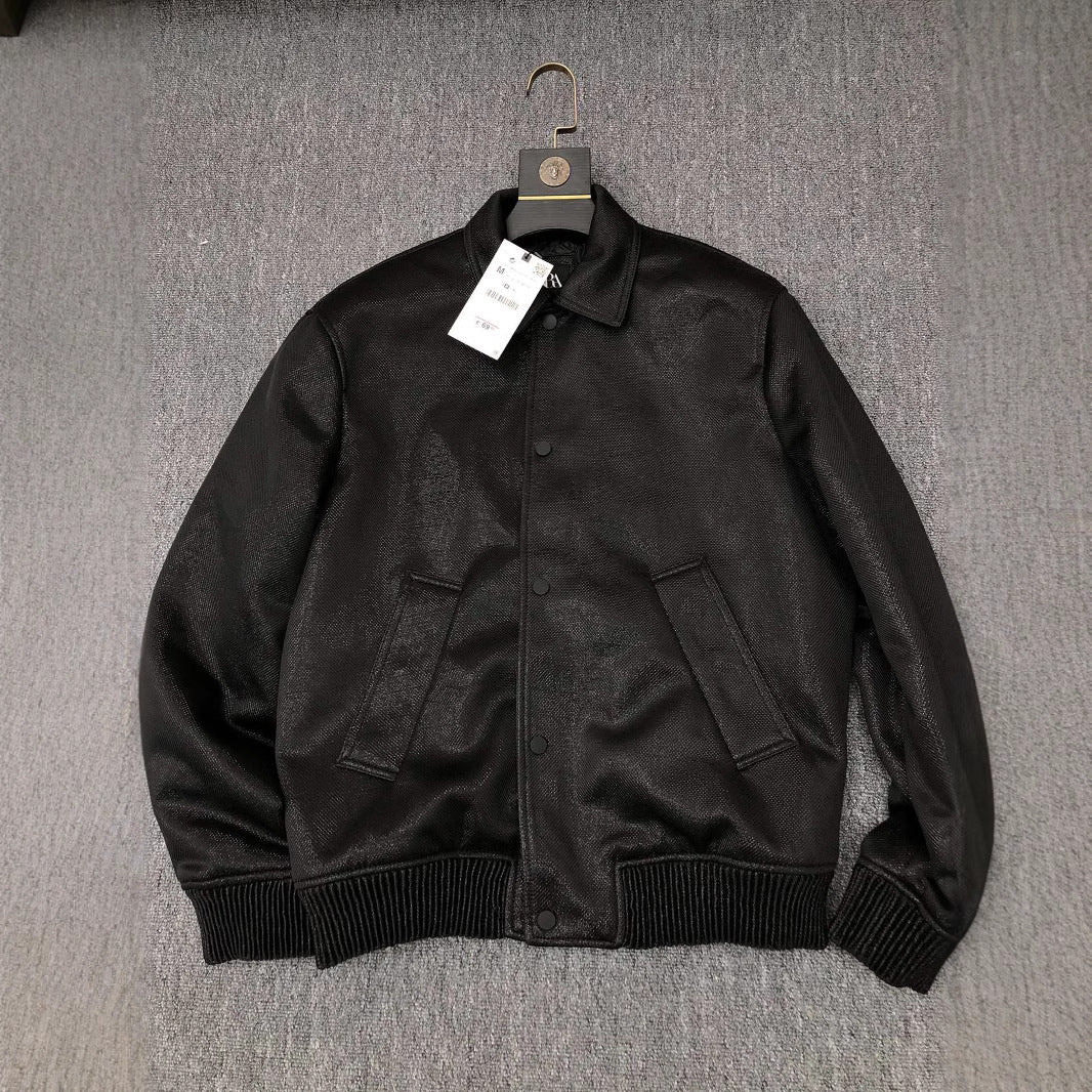 Herren Leichte Fieldjacke aus technischem Material mit aufgesetzten Pattentaschen und Stehkragen Drune