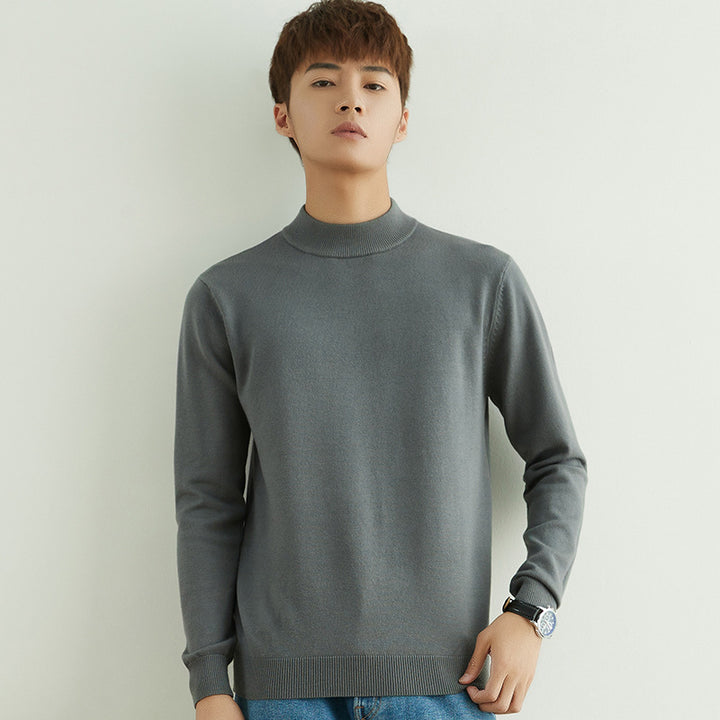 Herren Halbhoher Rollkragenpullover aus Feinstrick mit schmaler Passform Drune