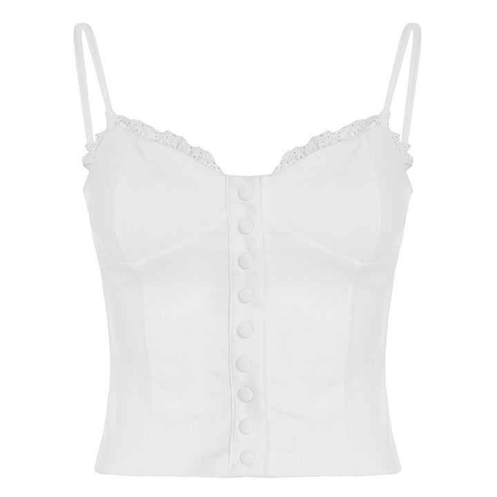 Damen Corsage-Top mit Leopardenmuster und dekorativen Schnürdetails Drune