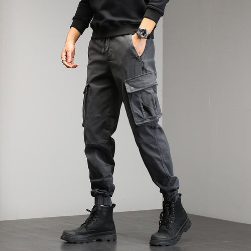 Herren Utility-Joggerhose mit sculpted Kniepaneelen, verstärkten Cargotaschen und elastischem Komfortbund Drune