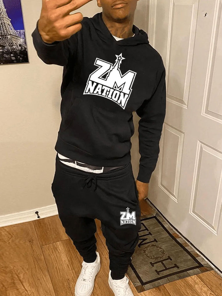 Herren Hoodie- und Jogginghose-Set mit hochwertigem und bequemen Material Drune