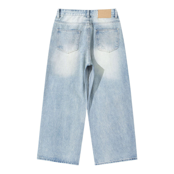 Damen Hochtaillierte verkürzte Jeans im Culotte‑Schnitt mit weiter Beinführung Drune