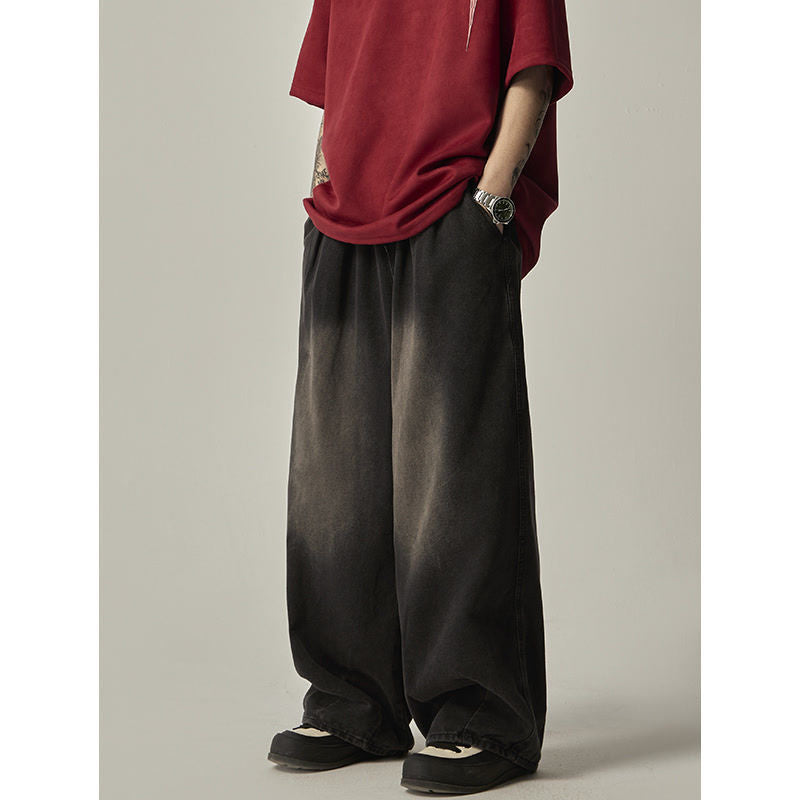 Herren weite Jeans im modernen Vintage-Stil Drune