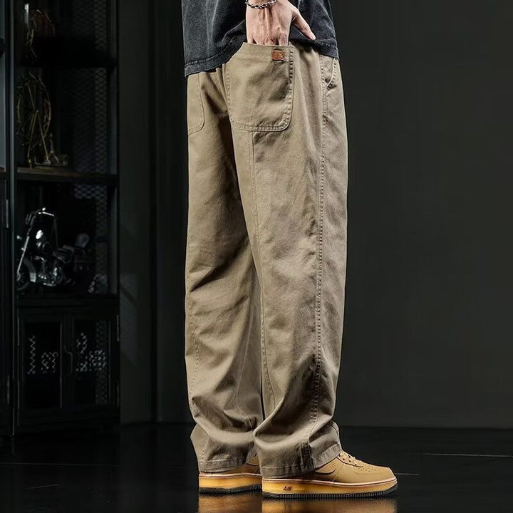 Herren Bequeme Cargo-Hose mit elastischem Bund Drune