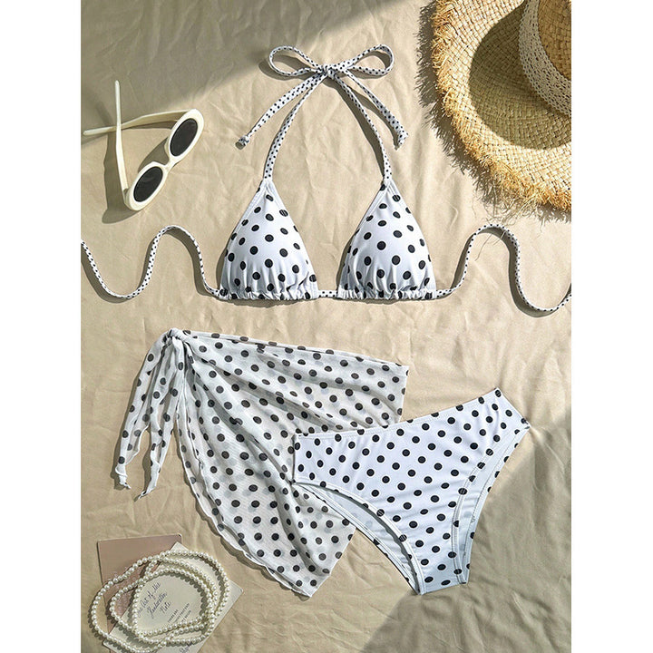 Damen Triangel-Bikini-Set mit passendem Pareo Drune