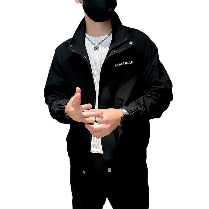 Herren Modische Übergangsjacke mit funktionalen Taschen Drune