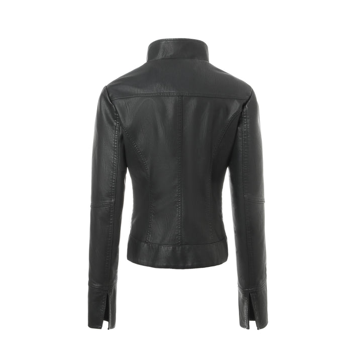 Damen Modische Bikerjacke mit ausgeprägtem Steppmuster Drune