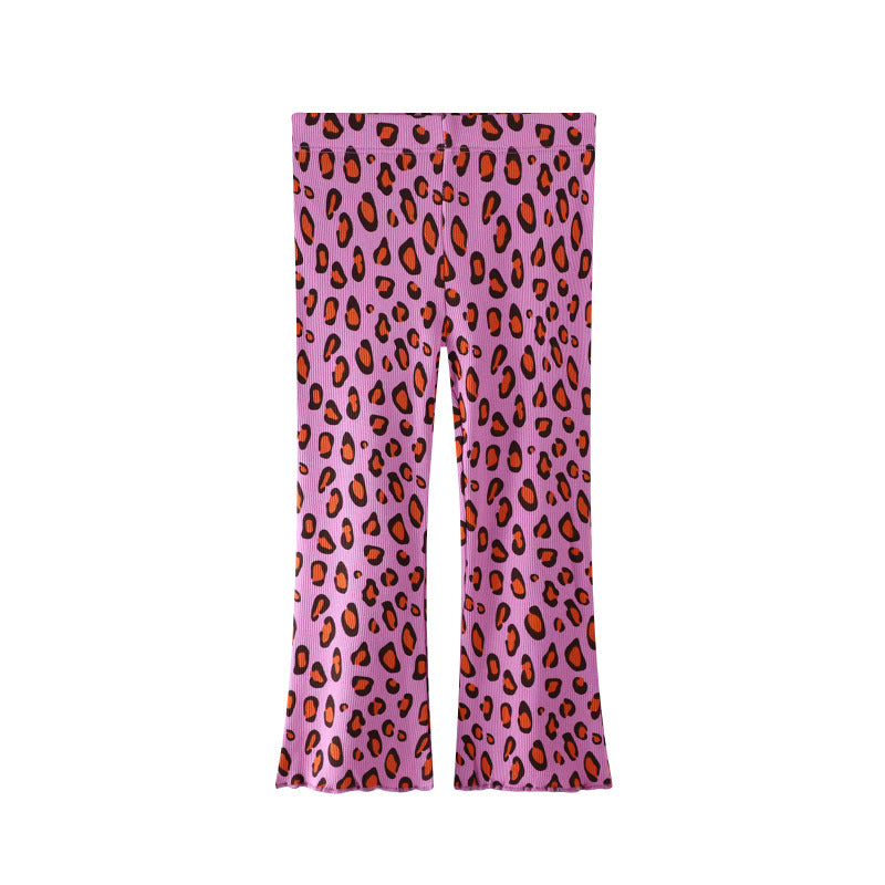 Damen legere Leggings mit animalischem Muster Drune