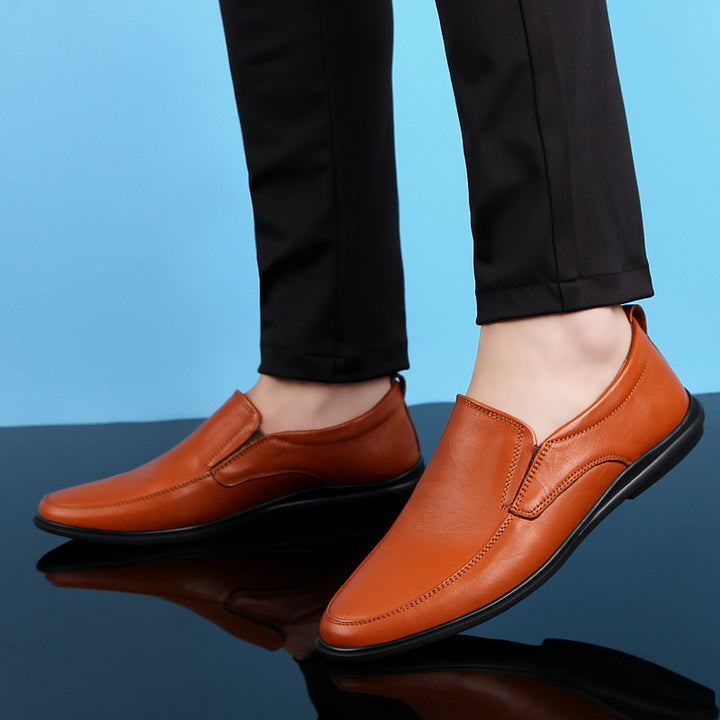 Herren Eleganter Slip-On Business-Halbschuh mit gepolstertem Komfortfußbett Drune
