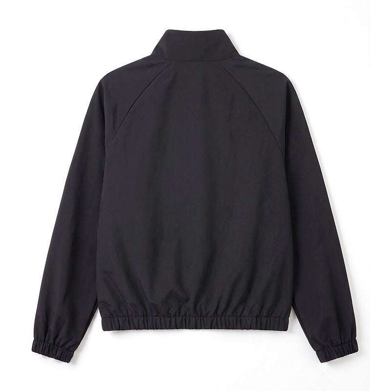 Herren Sportliche Windjacke mit Stehkragen Drune