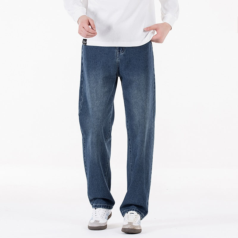 Damen Weite High‑Waist Baggy‑Jeans mit hohem Bund, Five‑Pocket & extra weitem Bein Drune