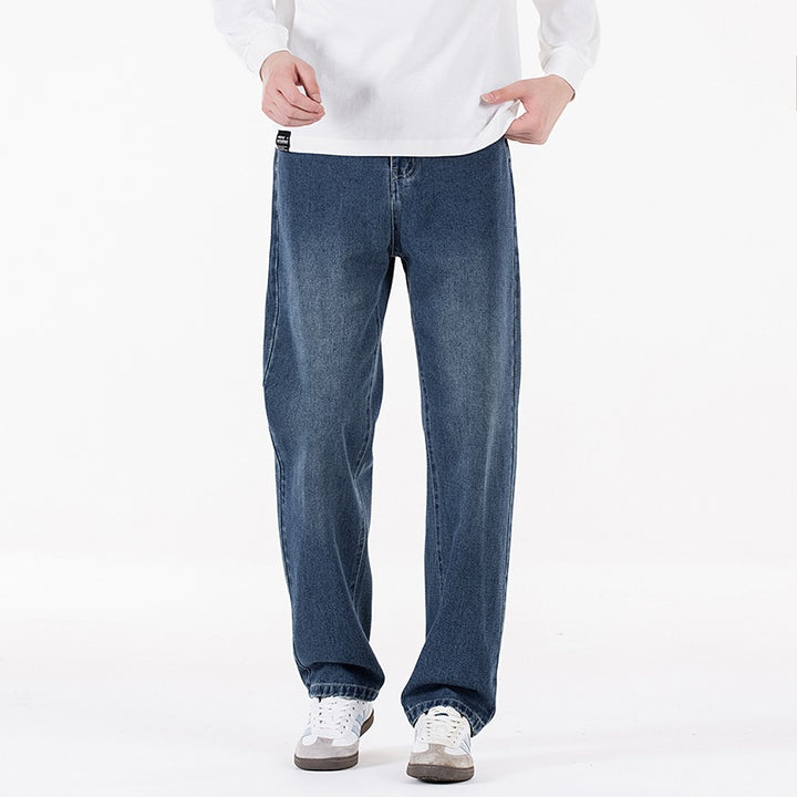 Damen Weite High‑Waist Baggy‑Jeans mit hohem Bund, Five‑Pocket & extra weitem Bein Drune