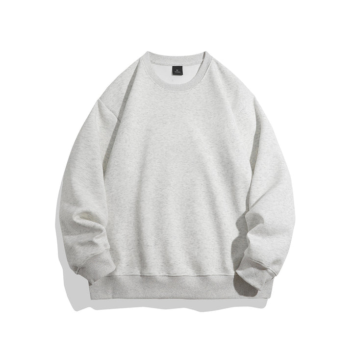 Herren Oversize Rundhals‑Sweatshirt mit tiefem Sitz, Raglanärmeln und gerippten Bündchen Drune