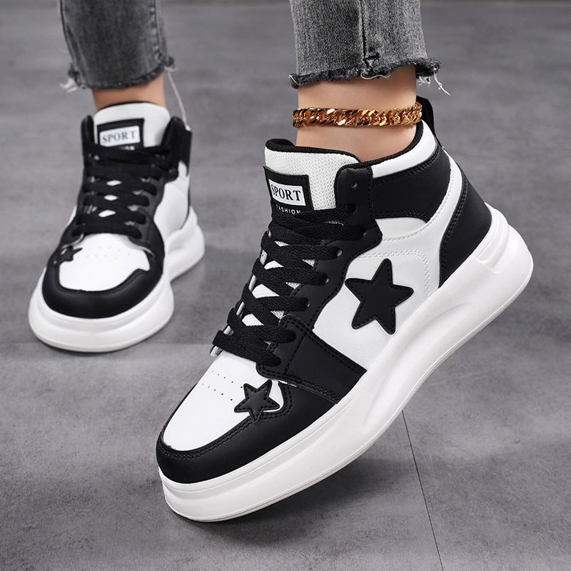 Damen Sportliche Sneaker mit ergonomischer Dämpfungstechnologie und trendigem Sternenmuster Drune