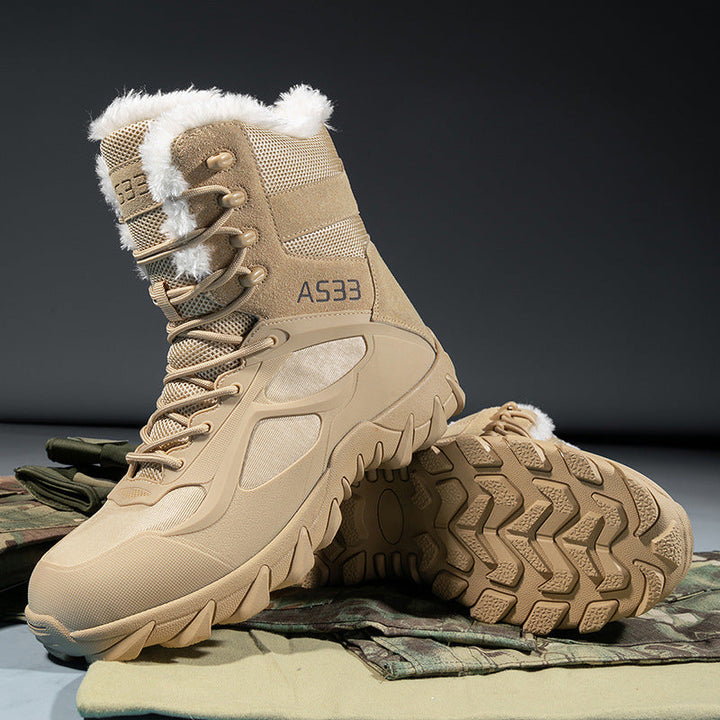 Herren Wasserdichte Winterstiefel mit isolierender Fütterung und rutschfester Sohle Drune