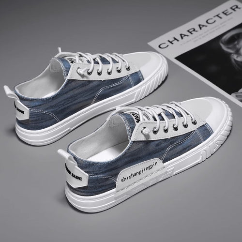 Unisex leichte retro Canvas-Sneaker mit verstärkter Zehenkappe und profilierter Gummisohle Drune