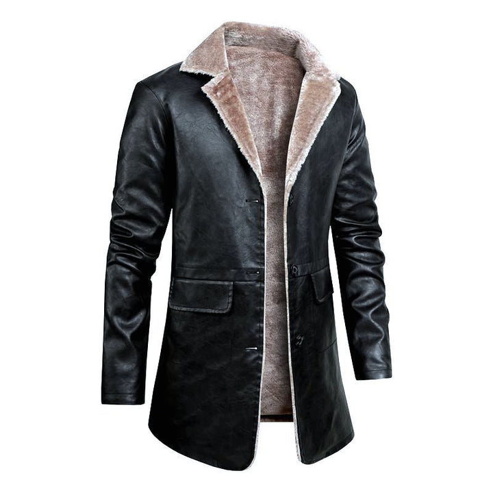 Herren Edle Lammlederjacke mit weichem Innenfutter Drune