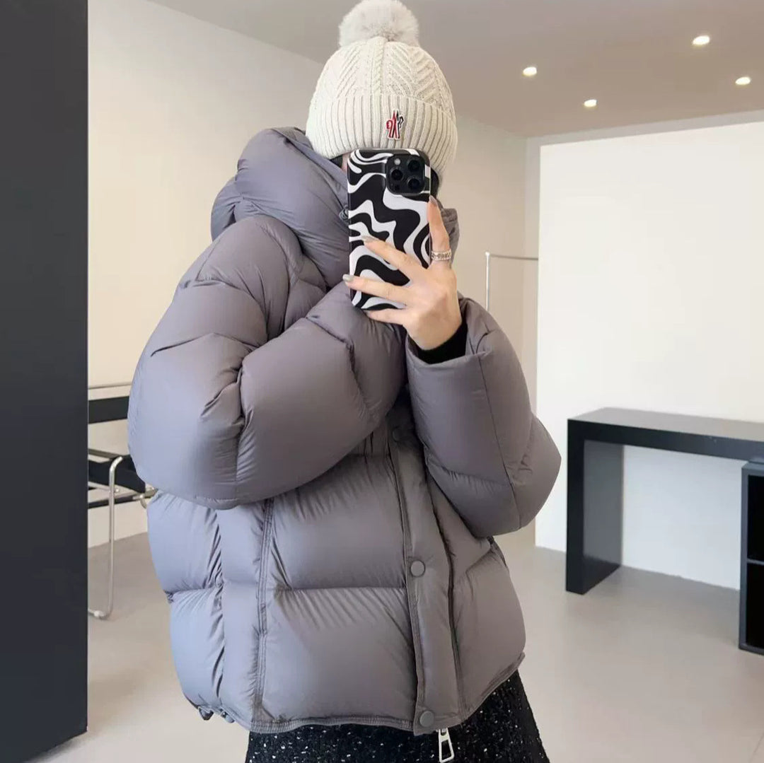 Damen Steppjacke mit Kapuze Drune