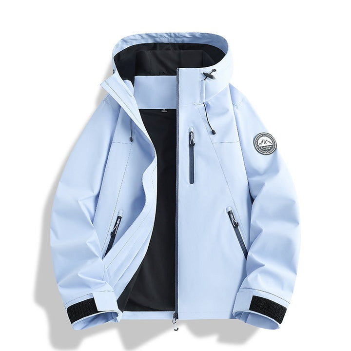 Herren dreiteilige Softshell-Outdoorjacke mit abnehmbarem Fleecefutter und Kapuze Drune