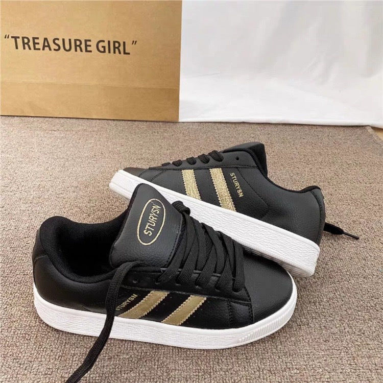 Damen Modische Sneakers mit stylischen Akzenten und rutschfester Sohle Drune