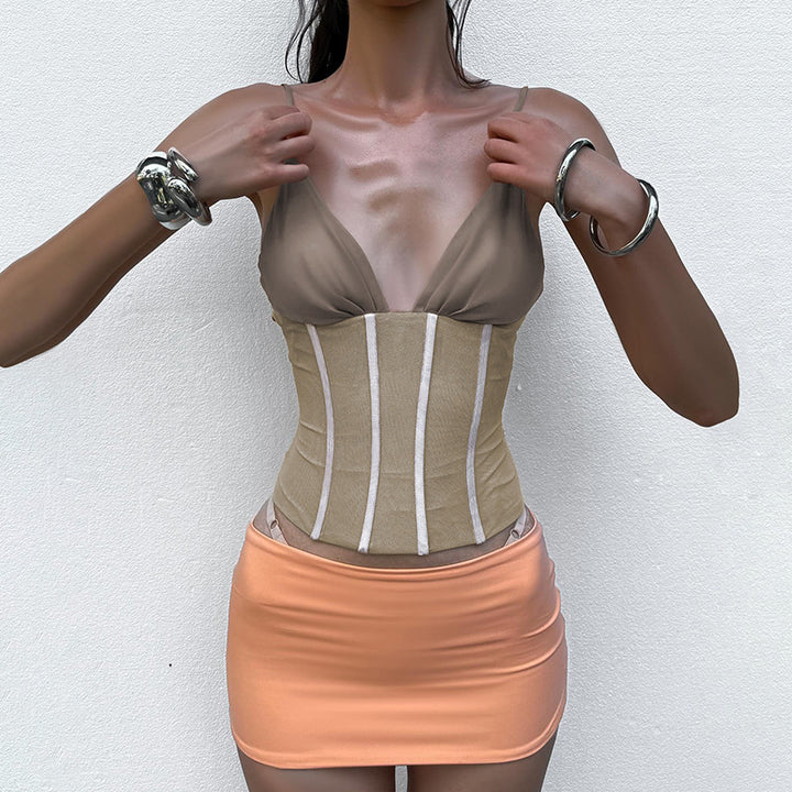 Damen Korsettbluse Drune