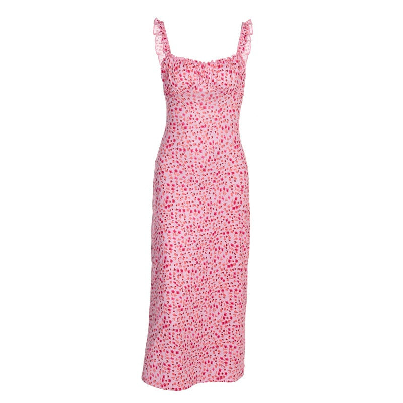 Damen Maxikleid mit verspieltem Muster Drune