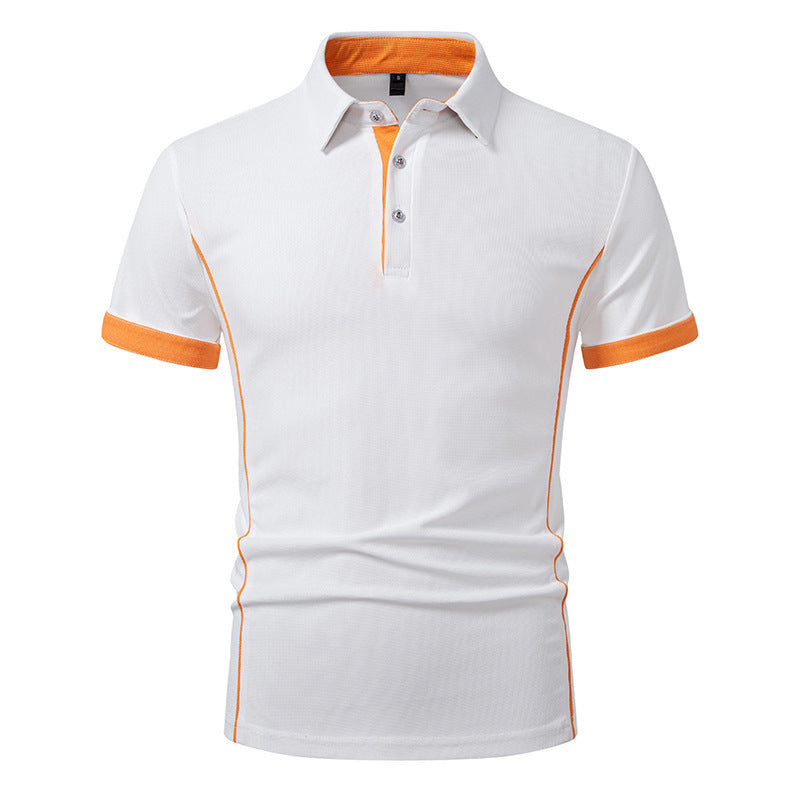 Herren Polo-Shirt mit kontrastierenden Akzenten und atmungsaktiven Eigenschaften Drune