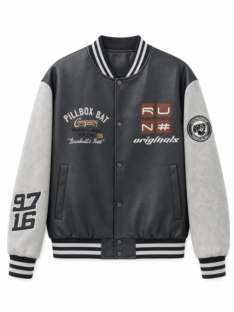 Herren Modische Baseballjacke Drune