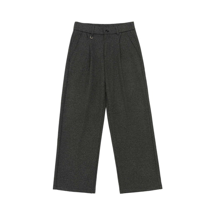 Damen Hochtaillierte Bundfalten-Jerseyhose mit weitem Bein Drune