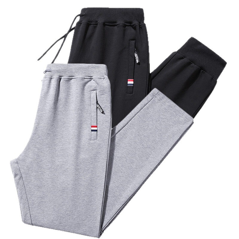 Herren Tapered-Jogginghose mit Tunnelzug, Reißverschlusstasche & Rippbündchen Drune