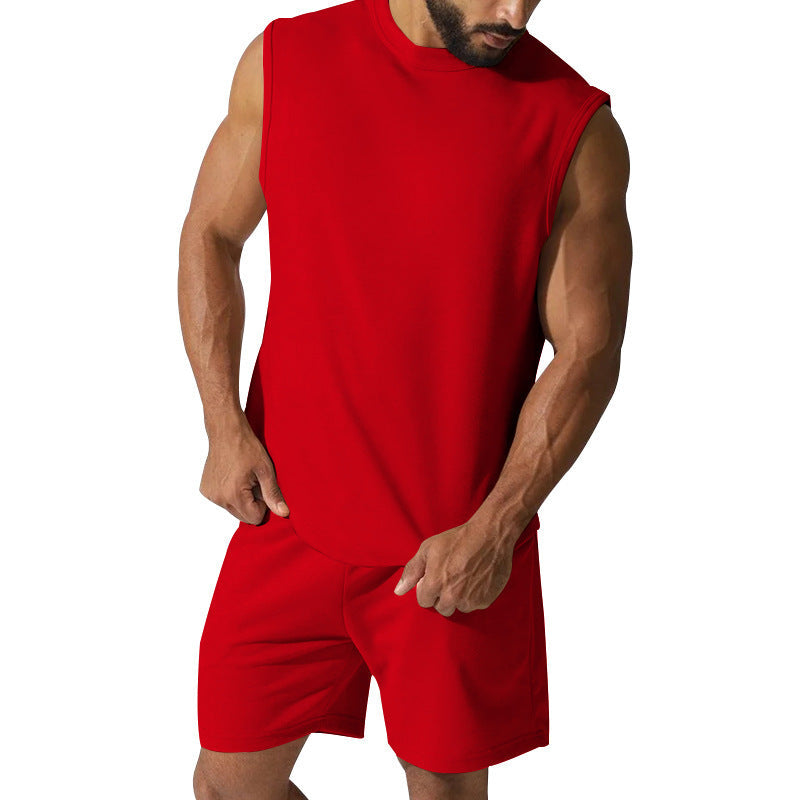 Herren sportliches Kurzarm-Set aus atmungsaktivem Material Drune