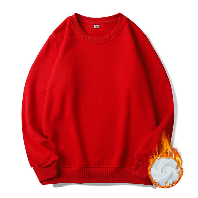 Herren Thermo-Fleece-Sweatshirt mit Rundhalsausschnitt und oversized Schnitt Drune