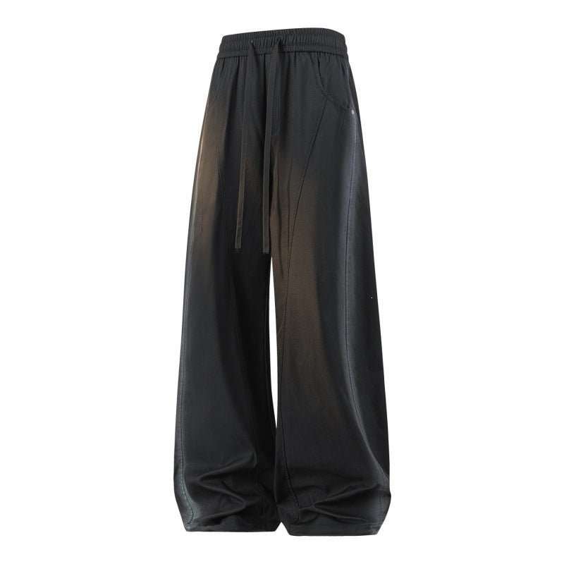 Damen Weite Lagen-Loungehose mit Cargo-Details & elastischem Tunnelzug Drune