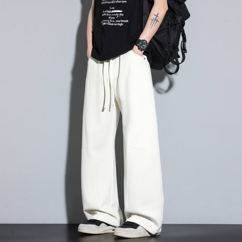 Damen Weite Lagen-Loungehose mit Cargo-Details & elastischem Tunnelzug Drune