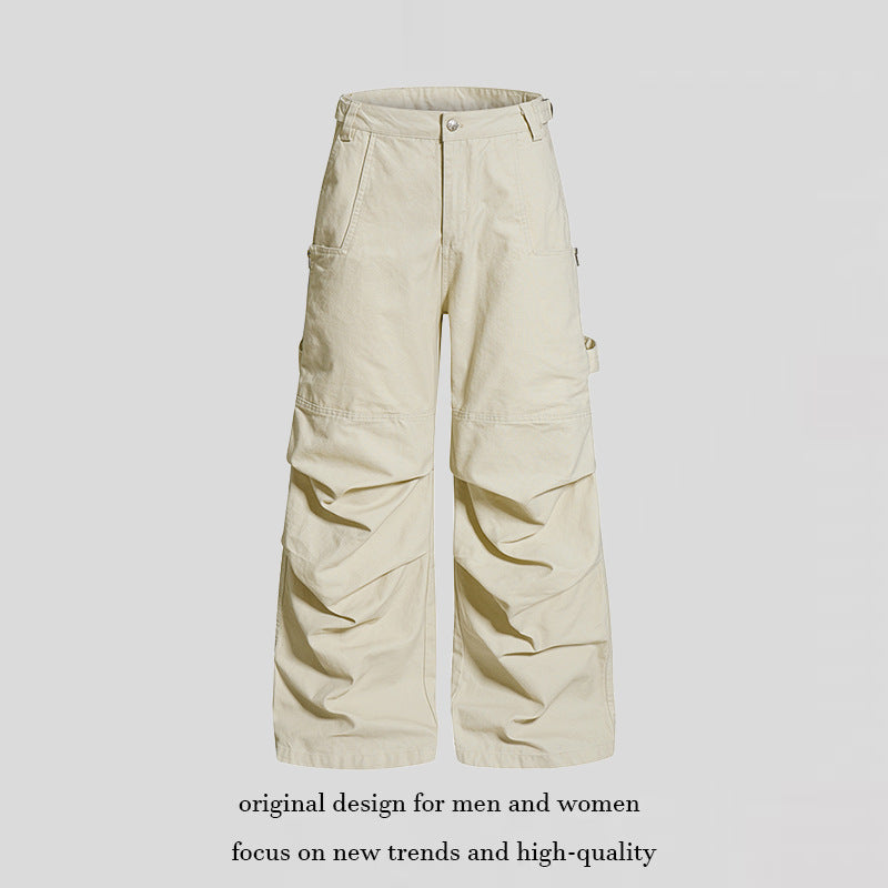 Damen Weite Cargo-Hose mit verstärkten Kniepartien und Multifunktions-Taschen Drune