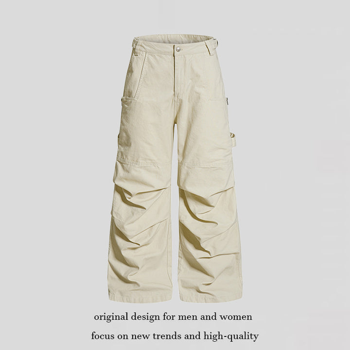 Damen Weite Cargo-Hose mit verstärkten Kniepartien und Multifunktions-Taschen Drune