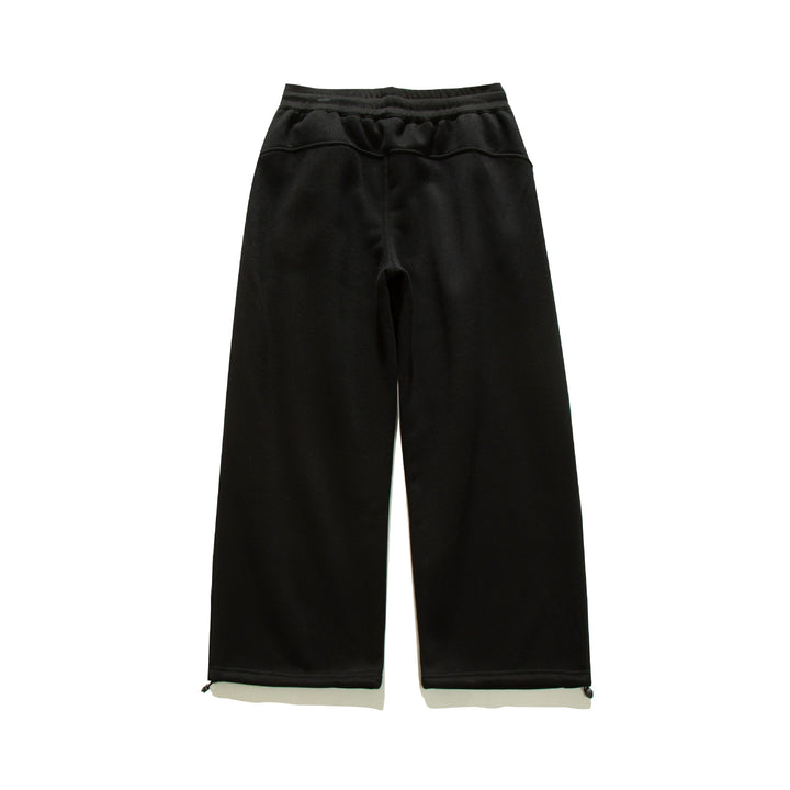 Damen Weite Sweat-Culotte mit Kordelzug, Ziernähten und verstellbarem Saum Drune